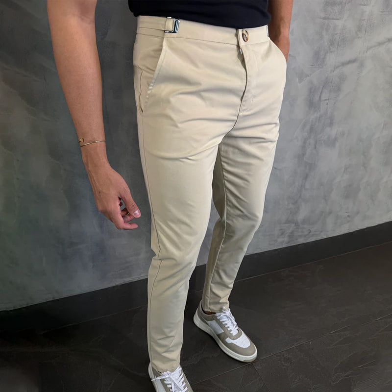 Stretchbukser i slim fit for menn